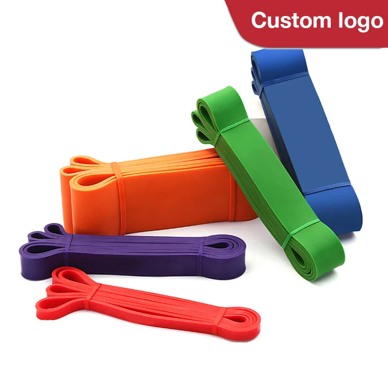 Best quality 100% latex resistance exercise bands pull up assist bands heavy resistance power bands for fitness