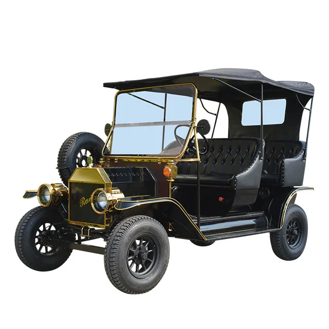 China supplier low price 5 seats electric classic car sightseeing bus