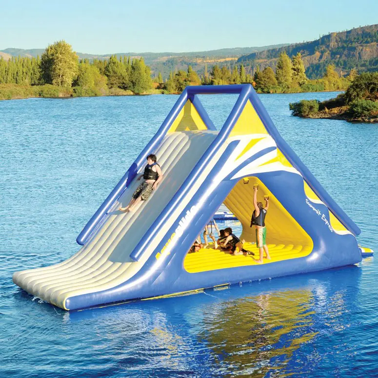  2021 hottest Water Park large sealed air tight Inflatable Floating Aqua for customized