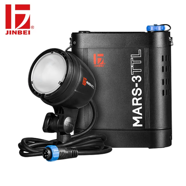 JINBEI MARS-3 300W TTL High-Speed Sync Battery outdoor Flash studio flash of portrait wedding follow-up snapshot and capturing
