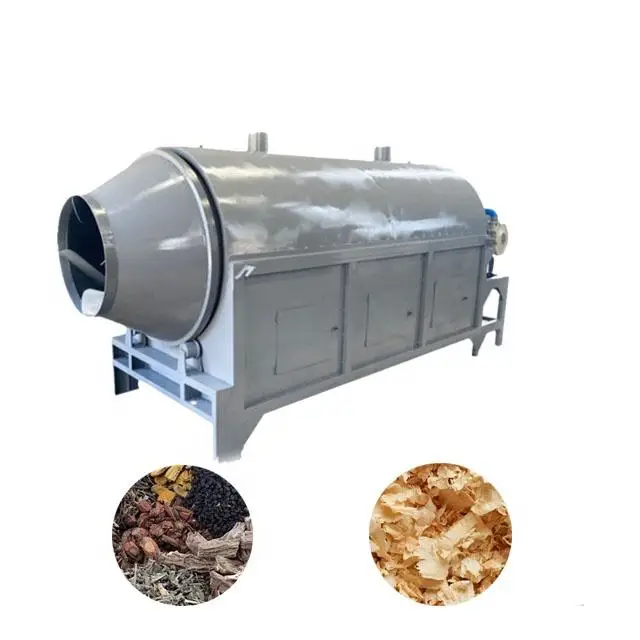 Multifunctional Industrial Electric Electric Heating Drum Type Grain  Small Carbon Powder Coal Cinder Steel  Drum Dryer