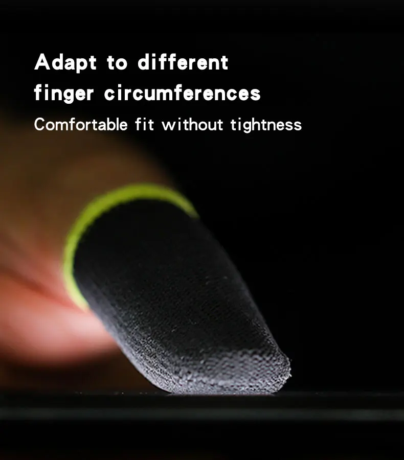 Pakistan Hot Sell Finger Sleeve Gaming Joysticks Touch Screen Thumb Sleeves For Pubg Finger Sleeve