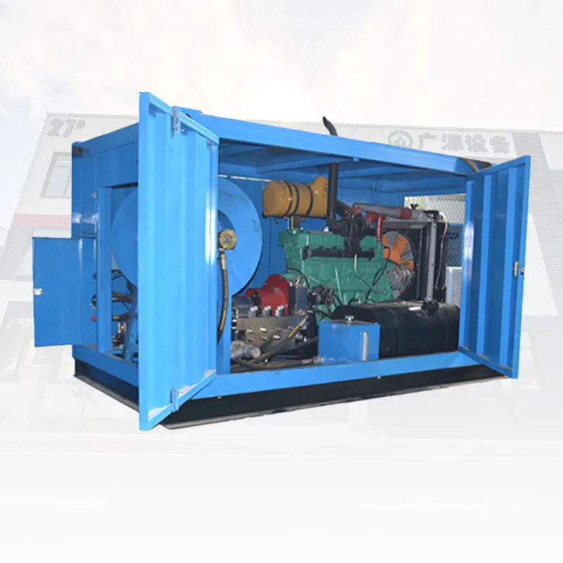 Large Pipe Drain Sewer Jetting Machine High Pressure Cleaner Hydro Blasting Equipment