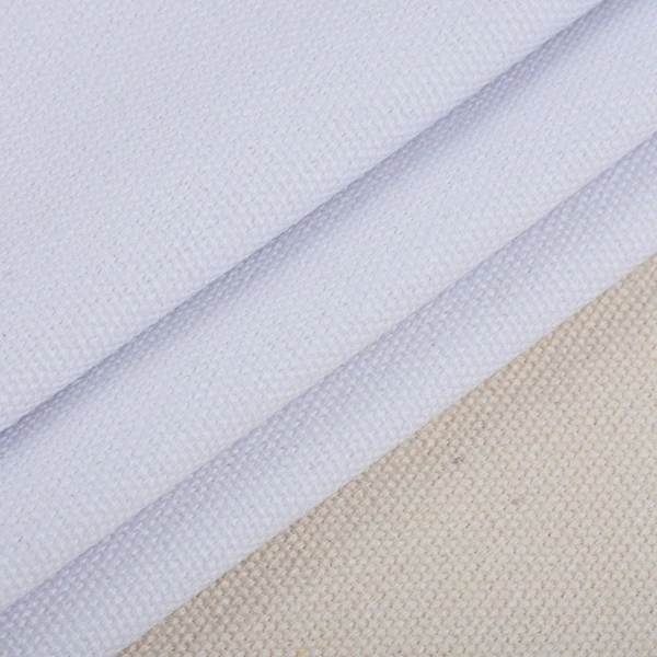 Shaoxing Textile Hot Selling Wholesale 8oz 10oz Plain Woven Waxed Canvas Cotton Cloth Waterproof Fabric