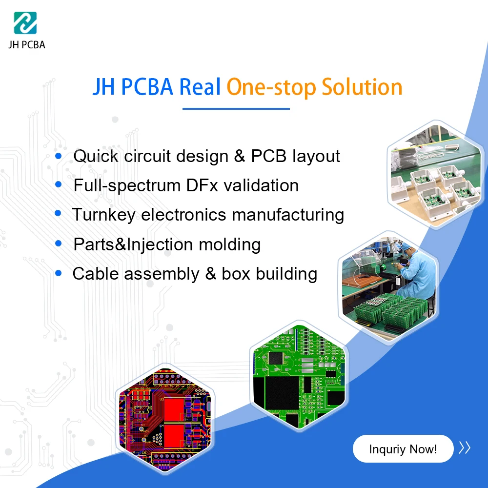 JINHUA high quality FR4 double-sided custom multilayer Gold Finger pcb