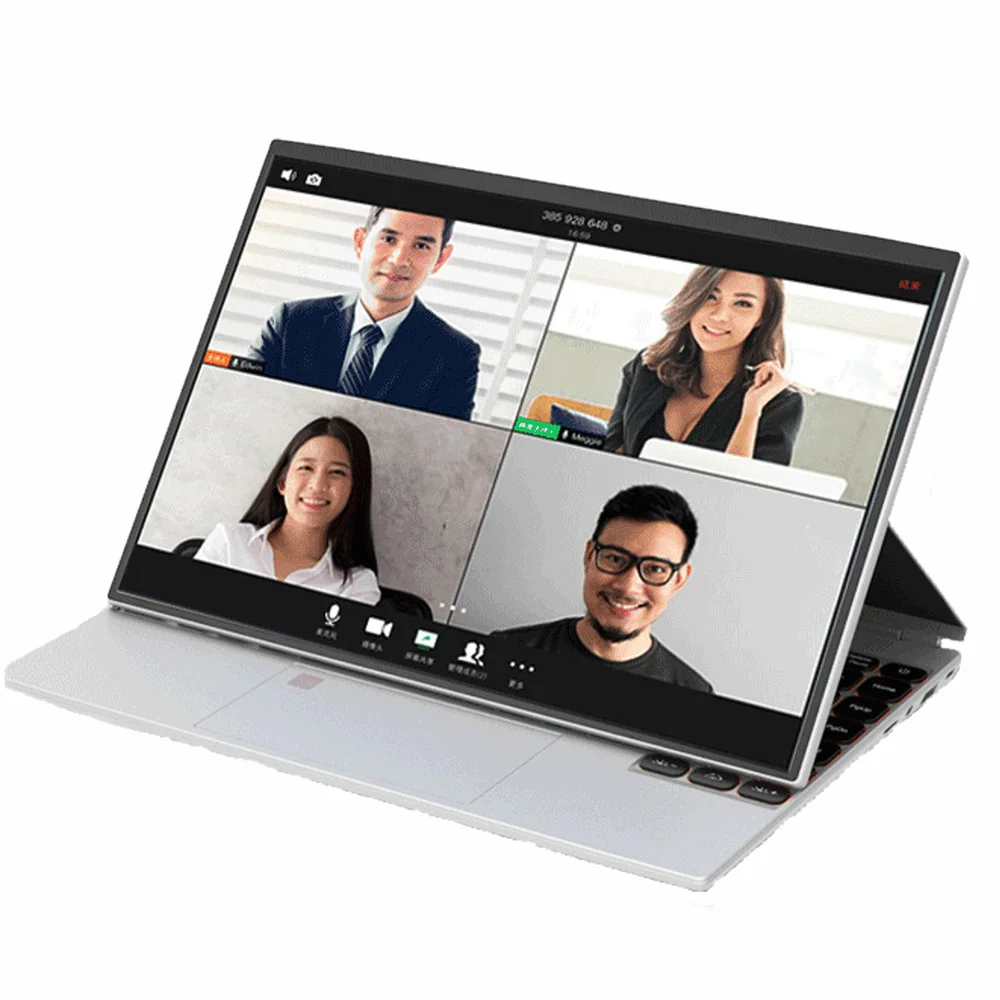 2023 New style 14.1 inch Intel N5105 Quad Core Touch screen ultrabook Aluminum laptops for Home & Student 2 in 1 notebook PC