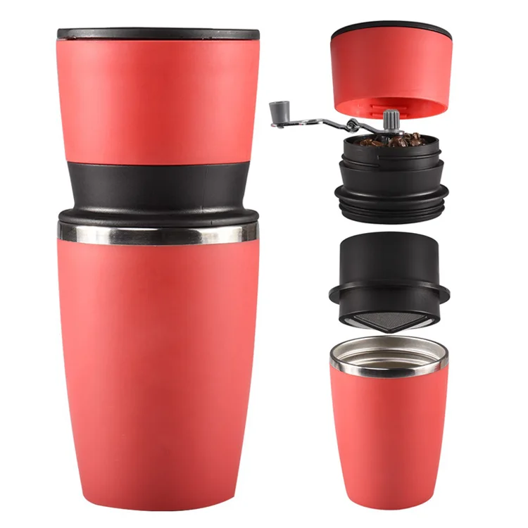 
Travel portable espresso coffee maker for indoor & outdoor using 1 Cup 