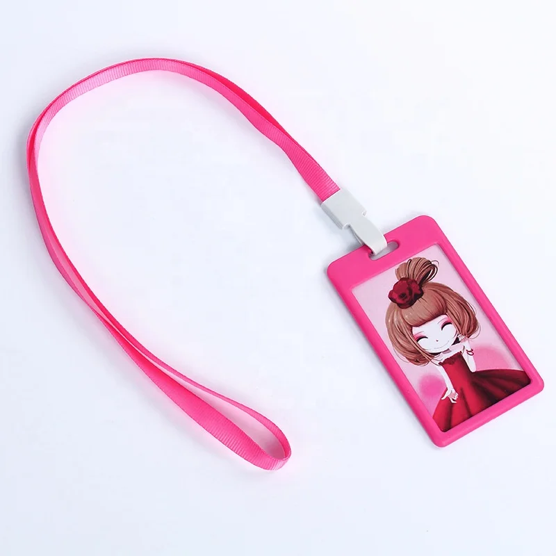 
Student Label ABS Custom Wtih Lanyard Card Holder 