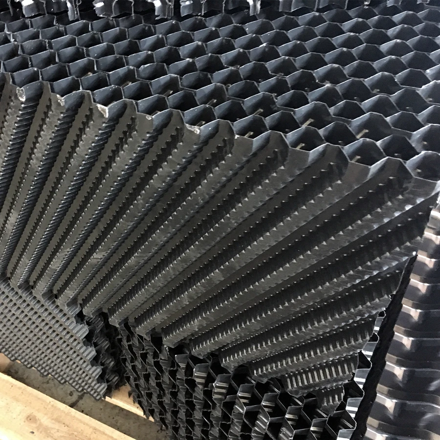 Honeycomb 300mm oblique wave PVC cooling tower fill