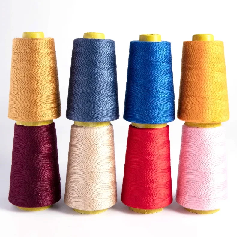 Wholesale Polyester Jeans Sewing Thread 20/2 20/3 For Denim