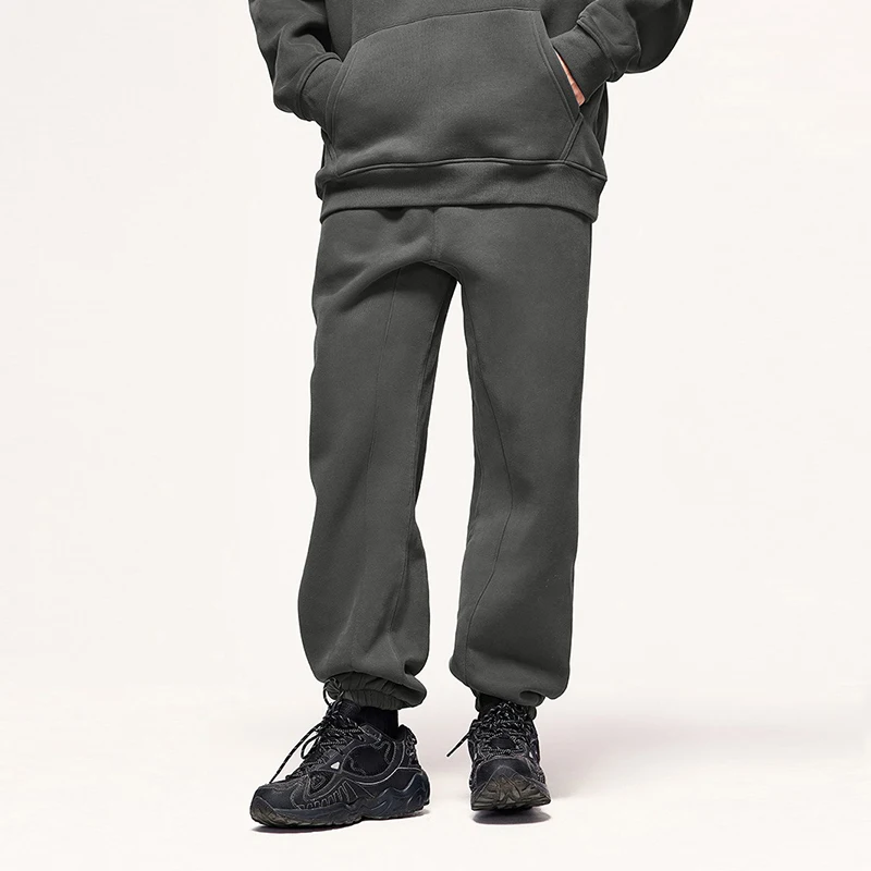 High Quality S-3XL Sportswear men Causal Pullover Blank Sweatsuit Pants Autumn Oversized Cotton  Tracksuit Set mens suits