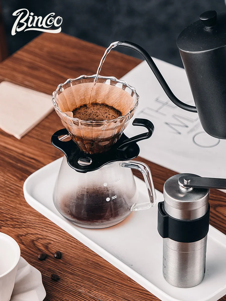 2022 hot Brew Stainless Steel drip Coffee Maker Set 5-piece set coffee tools for gift