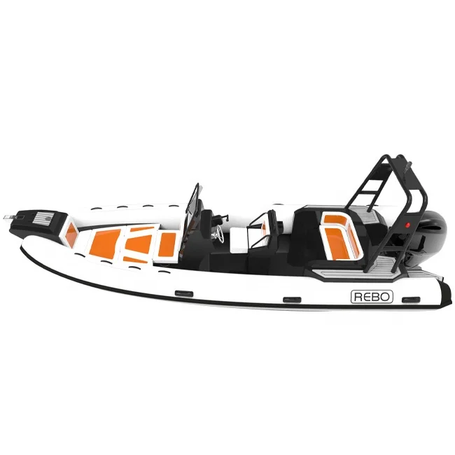 700cm  23ft Aluminum RIB Double Hull Orca/Hypalon/PVC Inflatable Boats for Sale