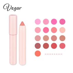 Lip makeup wholesale long lasting vegan custom logo creamy pink lip crayon