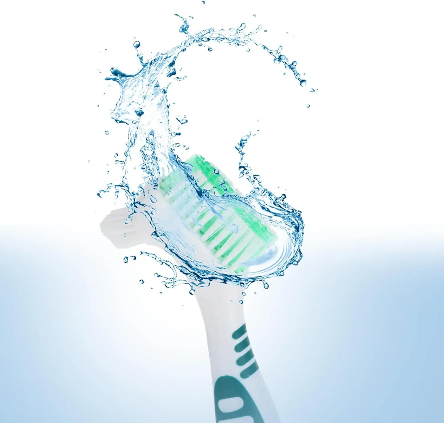 SJ Denture Cleaning Brush Premium Hygiene Denture Cleaner Set Multi-Layered Bristles Rubber Handle Dental Toothbrushes