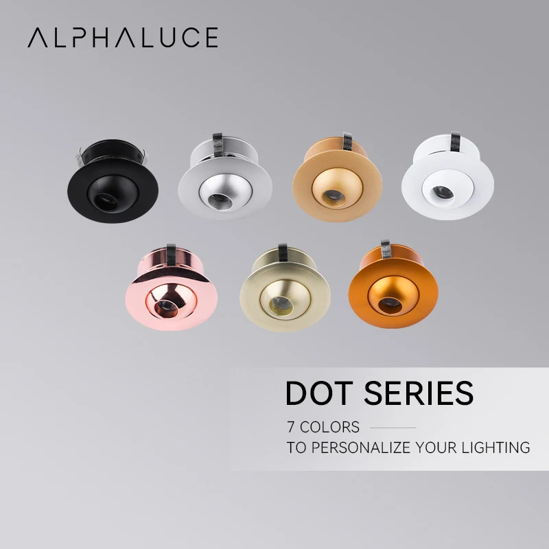 Recessed Indoor One Watt Dc24V Eyeball Lights Showcase Mini Spot Light Jewellery Mini Cabinet Led Lighting