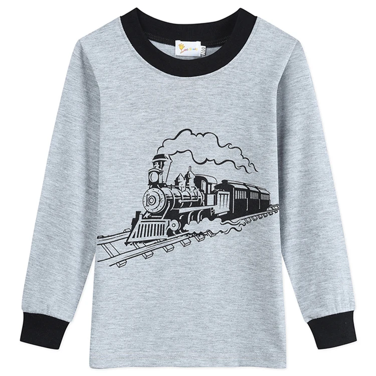 Boys Long Sleeve Organic Cotton Pajamas