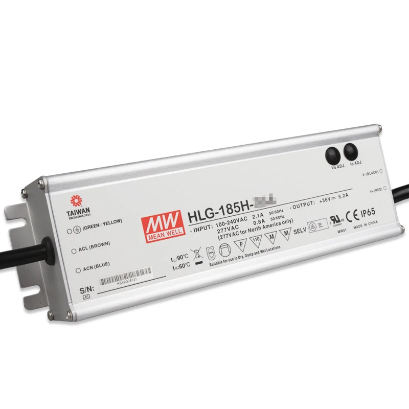 Hot Sale New and Original Meanwell HLG-185H Series HLG-185H-15A HLG-185H-15B HLG-185H-15AB Power Supply Led Driver