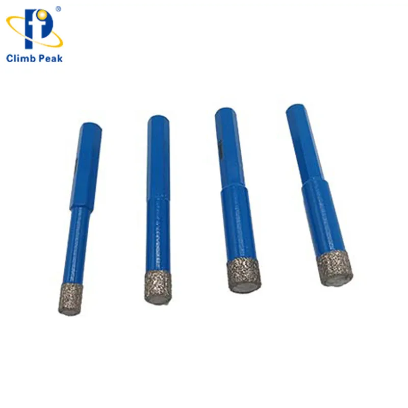 Hex Shank Vacuum Brazed Drill Bit Diamond Drills Dry Core Bits Marble Tile Glass Stone Drill Bit DIY Tools Anger Grinder