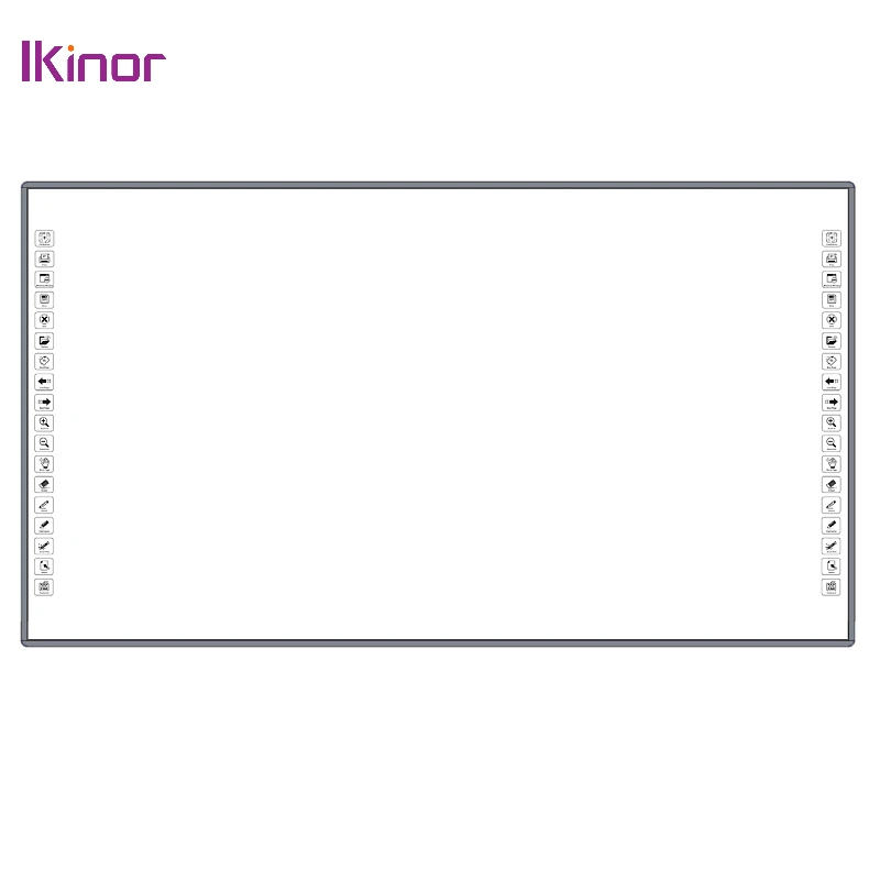 Ikinor 83 inch mutil point touch screen display interactive whiteboard digital smart class interactive board