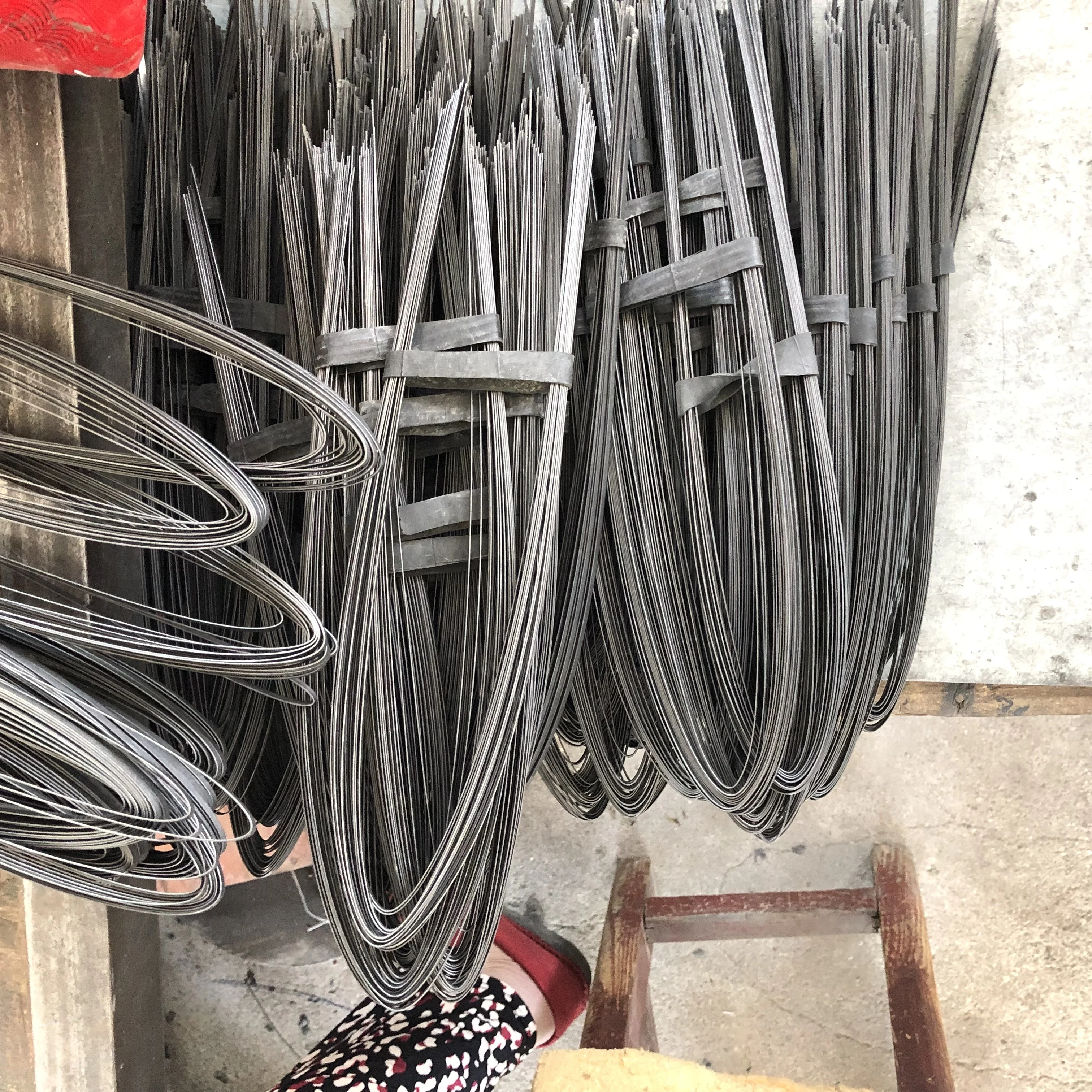 Flat Steel Wire Rod Tufts Road Sweeping Brush Broddson