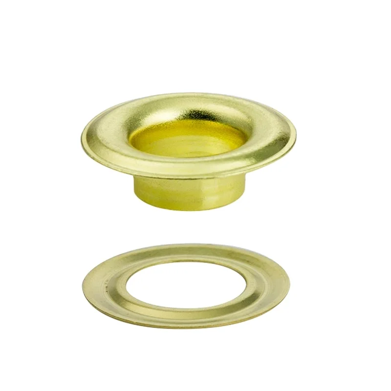 Hot Sale Brass Grommets With Washer Nickel Plate Grommet Eyelet For Shoe Garment