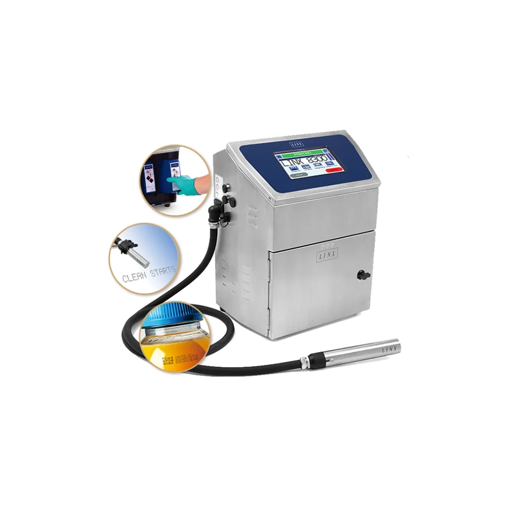 High quality Second hand low price brand 8300 used small character inkjet printer for Linx