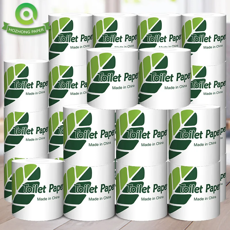 2ply 3ply factory price cheap soft white high quality toilet paper tissue paper with custom logo