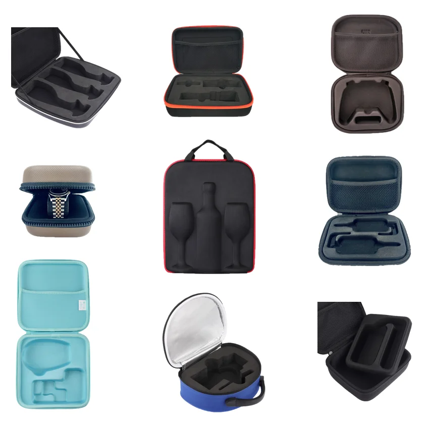 Factory Custom EVA Case Small Box 5/6/7/8 Inch Storage Organizer Holder Printer Tools Hard EVA Tool Case