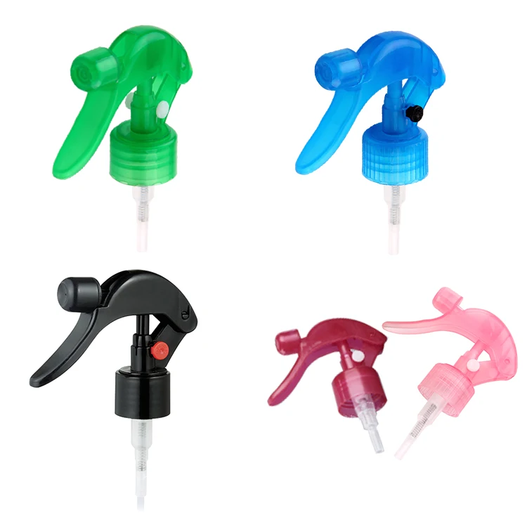 Fashionable colorful pump trigger sprayer,new sprayer trigger chemical,mini trigger sprayer plastic