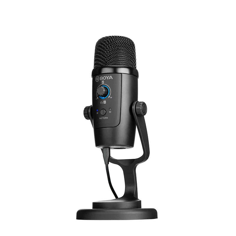 BOYA BY-PM500 Conference USB Condenser Video Microphone with Table Stand for Streaming Podcast YouTube Mac PC Smartphone USB-C