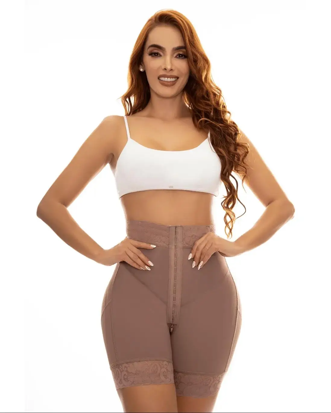 High Waisted Double Compression Butt Lifter Shaper Shorts Woman High Waist shaper panty Shaper Booty shaperwear plus size