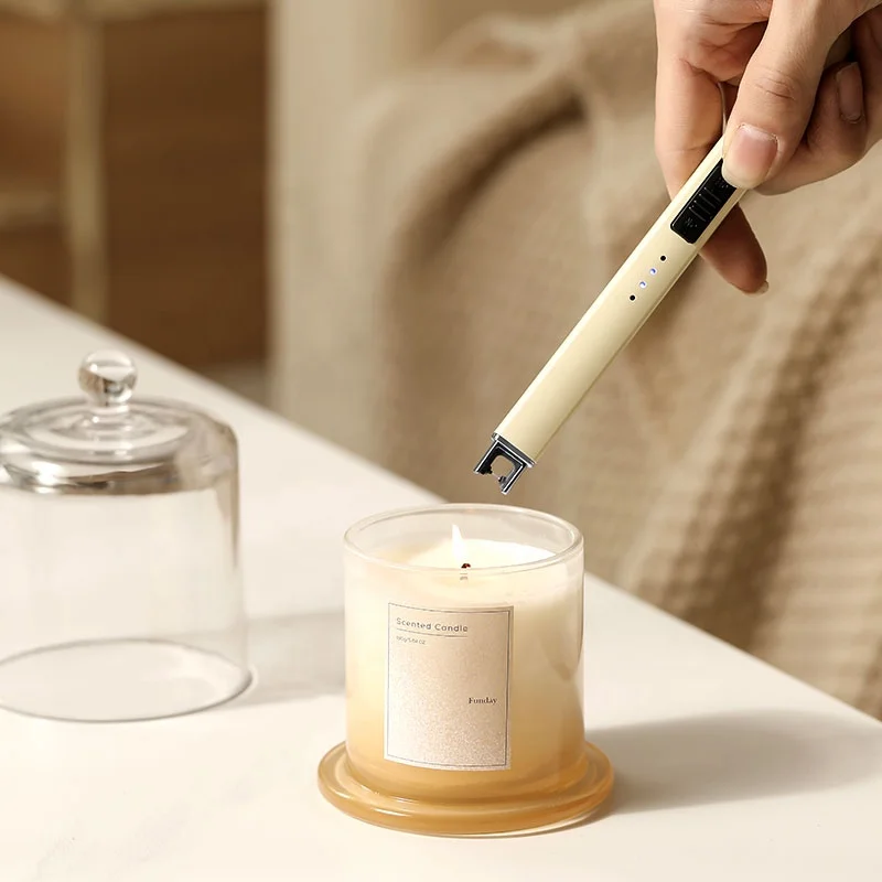 Custom Logo Aromatherapy Candle Igniter Safe and Long-Lasting Kitchen Lighter with Windproof Feature