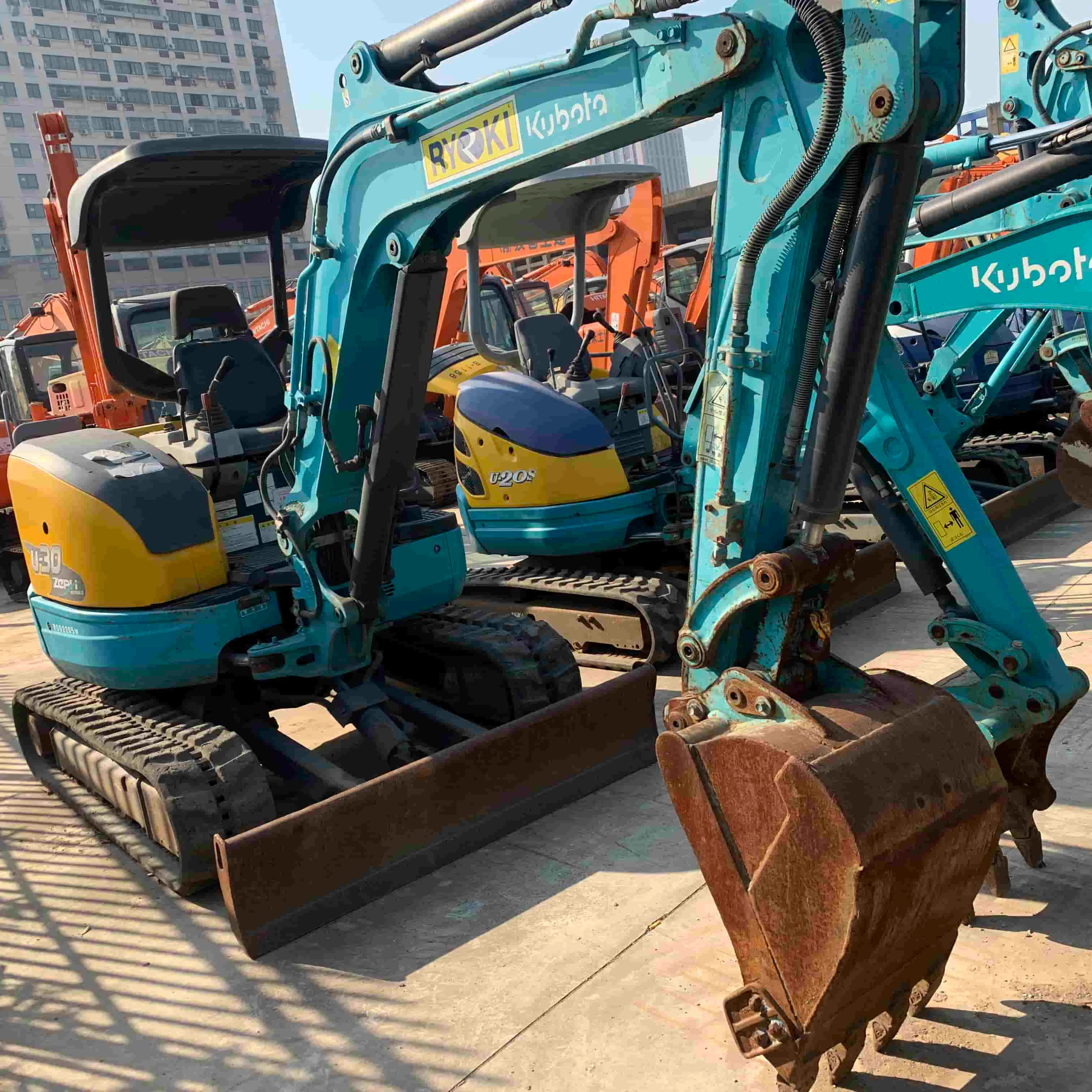 High Performance Used Original Japan Kubota U35/ U30/ U20/ Kx155 Mini Excavator 3tons for Sale