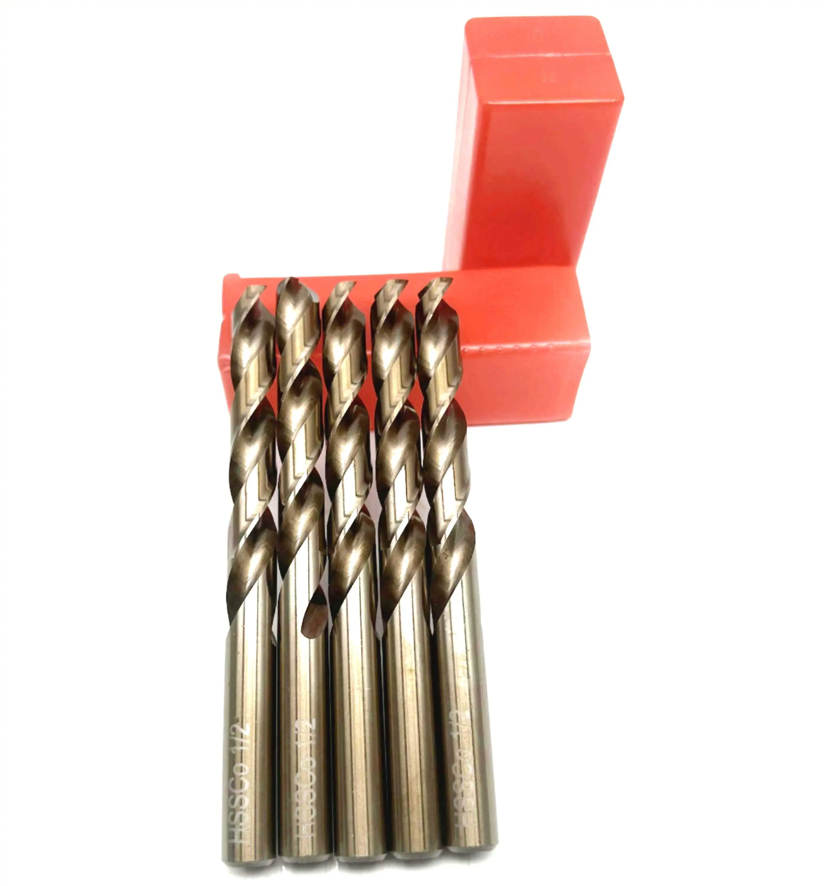 Drill Bits BOMI BMF-00 hot sale DIN338 HSS M35 M2 Cobalt Straight Shank Twist Drill Bit for hard Stainless Steel