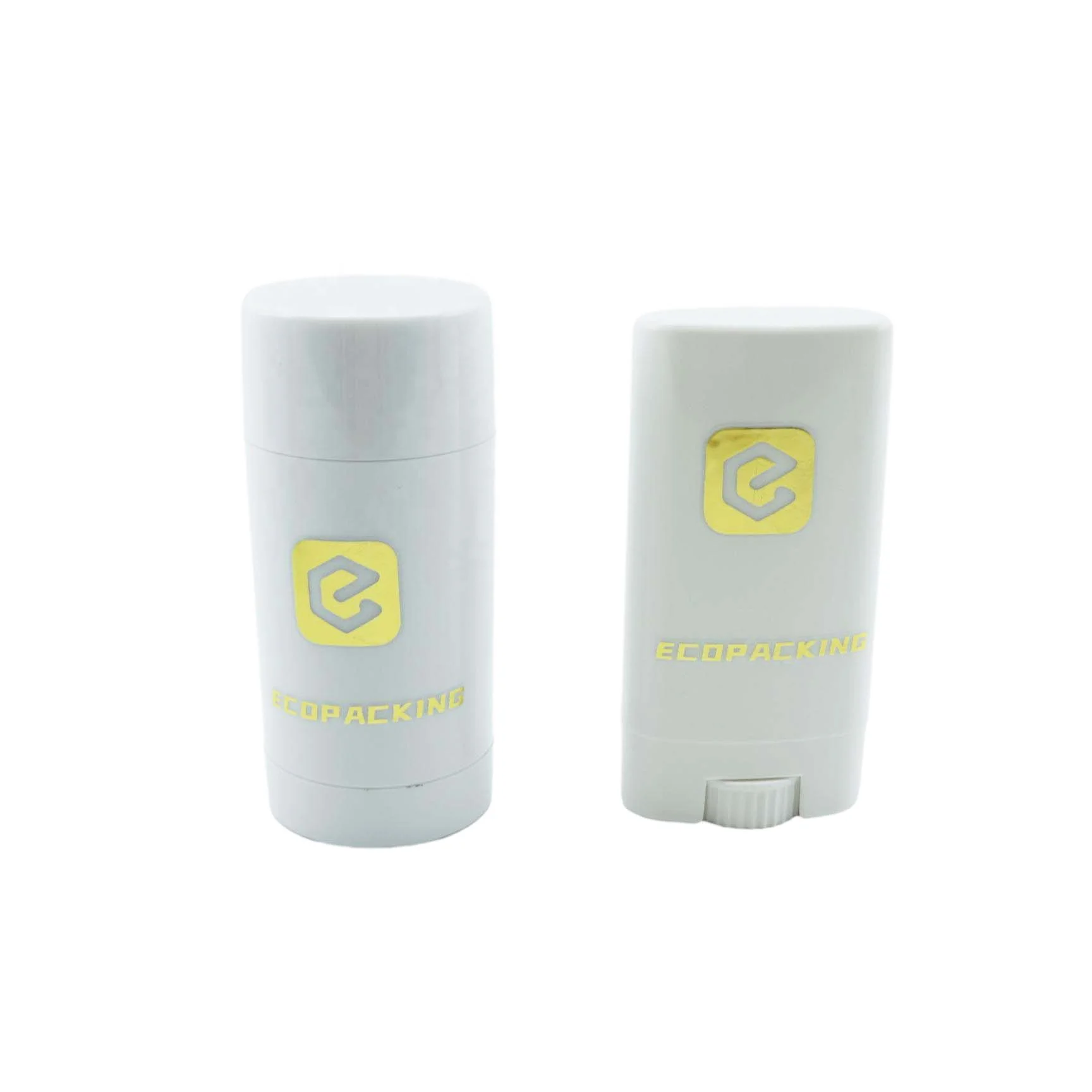 15ml 30ml 50ml 75ml Luxury Cosmetic Packing White Black Empty deodorant roll on bottle balm body Deodorant Stick container