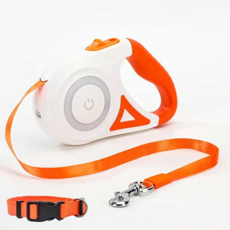 and Collars Plastic Ribbons Orange Purple Animal Green 3M/5M Nylon Dogs Easy and Simple To Handle Retractable Dog Leashes M23