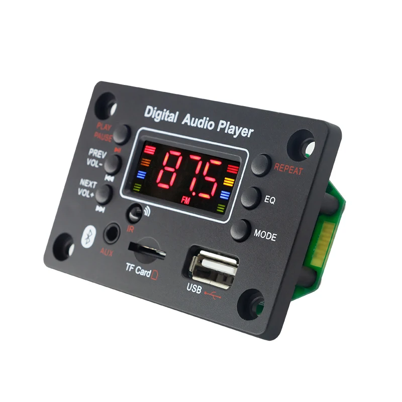  Bluetooth 5.0 Wireless mp3 Decoder Board WMA USB SD AUX FM Audio Radio Module 12V music player Memory For