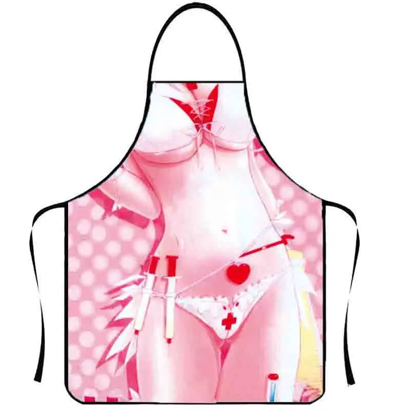 Bikini beauty nurse personalized sexy halter simple style apron antifouling funny
