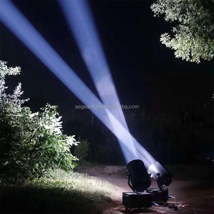 Super Beam Sky Tracker Light 1/2/3/4/5/7/10KW Outdoor Moving Head Searchlights For Hotel Building