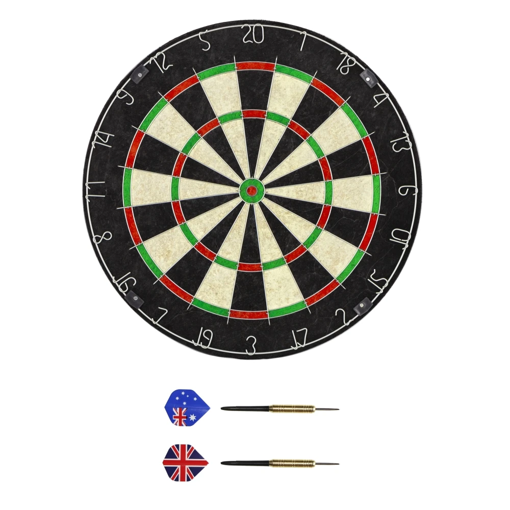 Dartboard Factory Standard Sisal Dart Boards Darts with 6pcs Steel China Black Green Red White OEM Customized Box