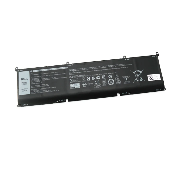 Аккумулятор для ноутбука 69KF2 11,4 в 86 Вт/ч для Dell XPS 15 9500 9510 9520 5550 Precision 5560 5570 Alienware M15 M17 R3 R4 8FCTC
