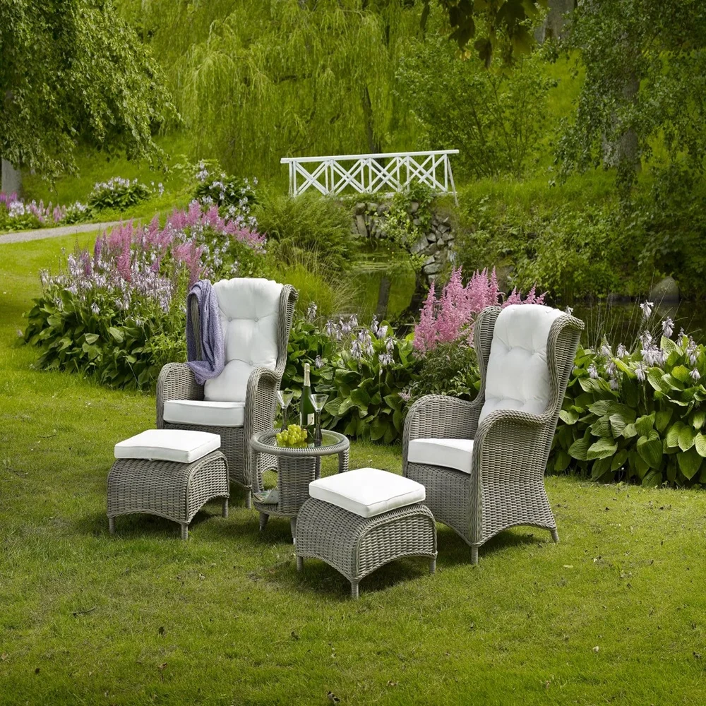 Audu Handmade Garden Synthetic Rattan Chairs