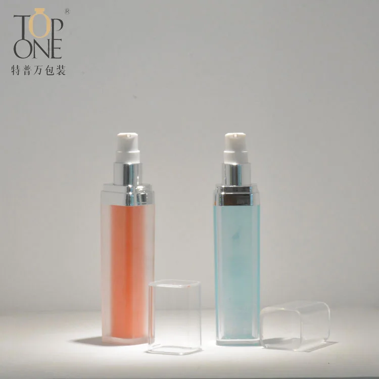 
Skin care products travel refillable essence water moisturizer face cream 30ml PMMA plastic acrylic bottle lotion pump 