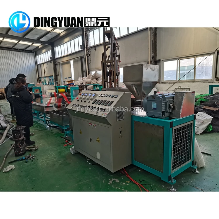 Plastic soft protection packing net machine