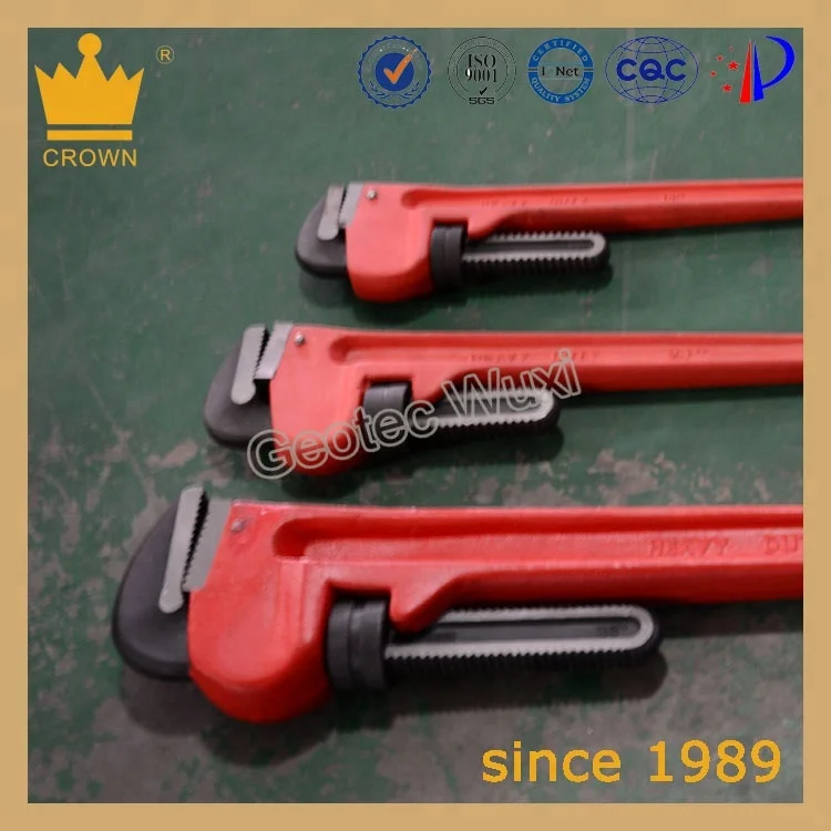 CROWN american pipe plier diamond rod pipe wrench wireline tools