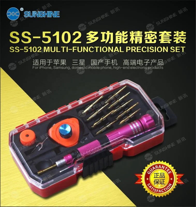 ss-5102 Wholesale Pocket mini interchangeable precision screwdriver set with mobile open tools