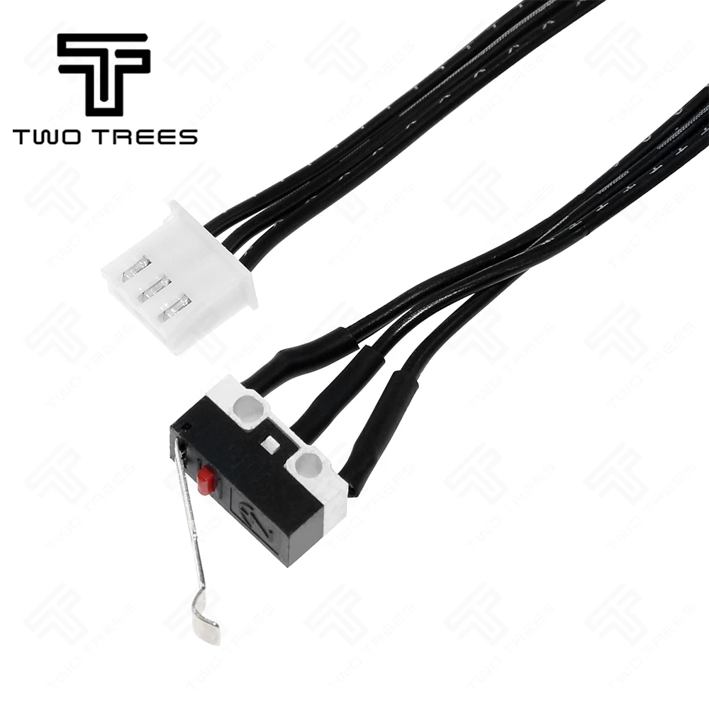 TWOTREES Printer DIY Practical 3-Pin 1A 125V Micro limit Switches with line micro switch stroke reset switch one With Line 100cm