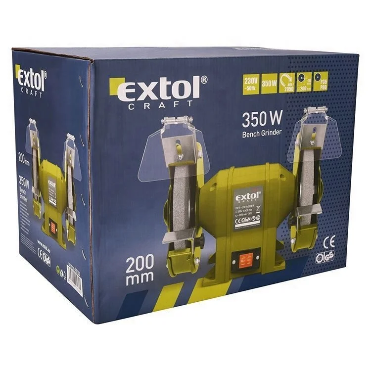 410130 EXTOL industrial 8 electric bench grinder machine price