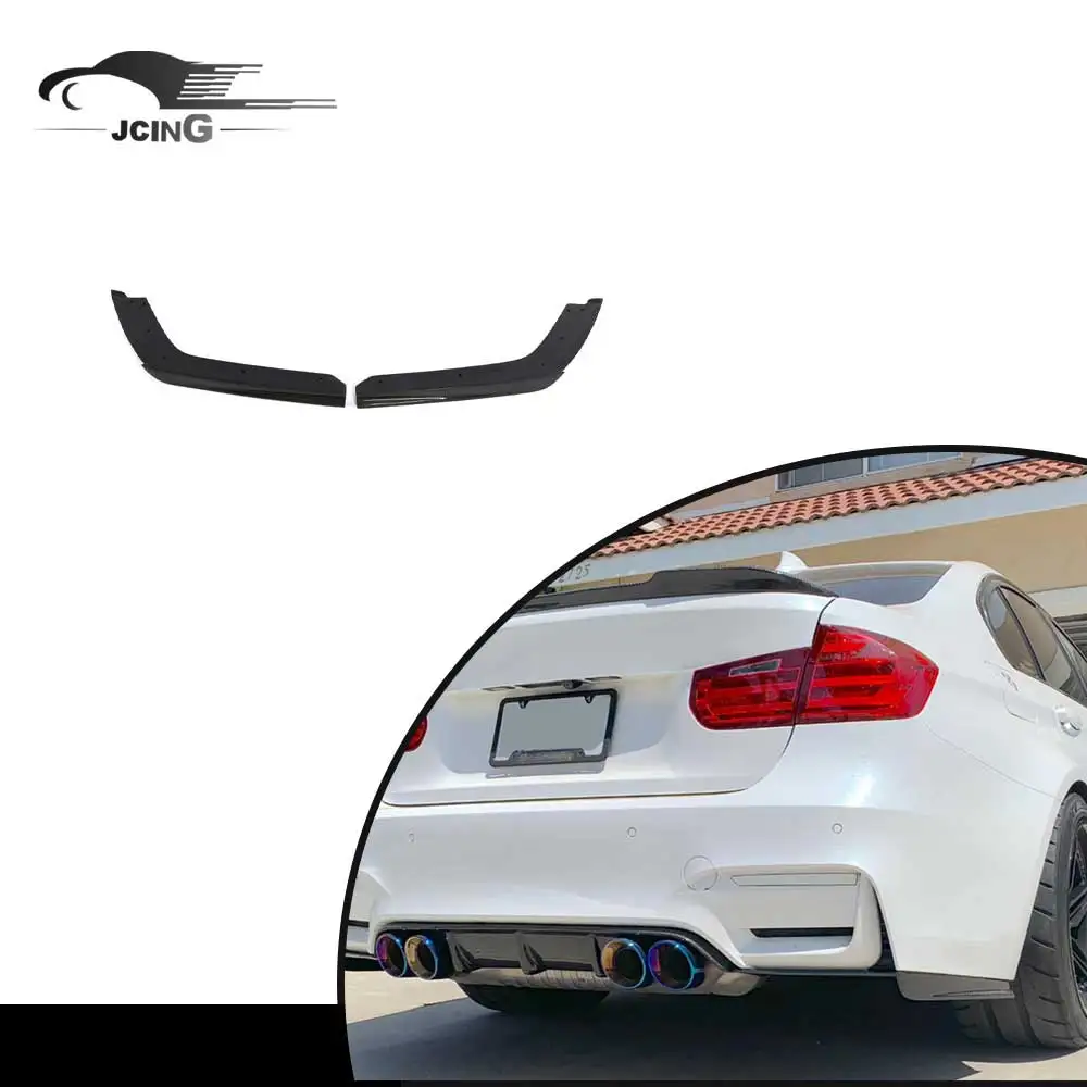 Carbon Fiber Rear Splitter Corner Fins Aprons for BMW 4 Series F83 F82 M4 F80 M3